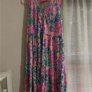 Lilly Pulitzer Disney Sleeveless Maxi Dress